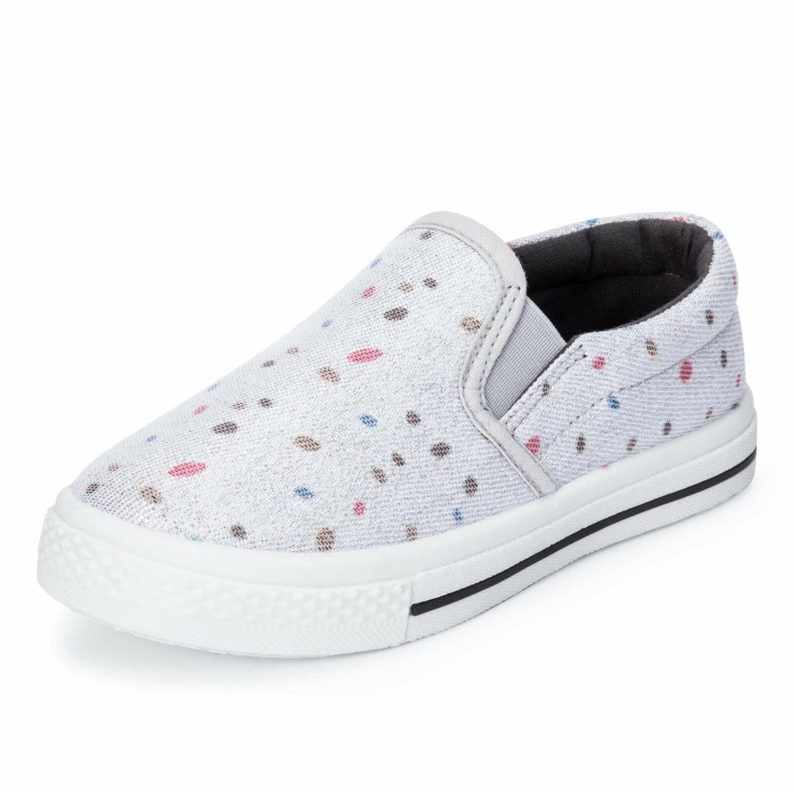 Kids my soft | Color-Dot Elastic Slip-On Espadrilles