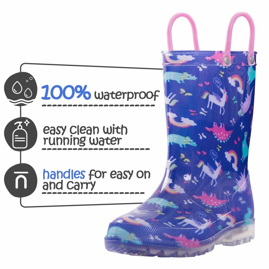 Kids my soft | Toddler Light Up Rain Boots