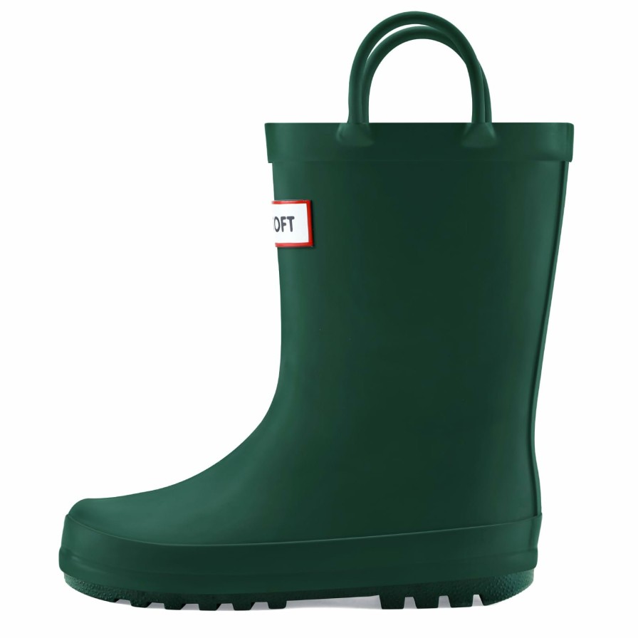 Kids my soft | Solid Color Waterproof Rubber Rain Boots