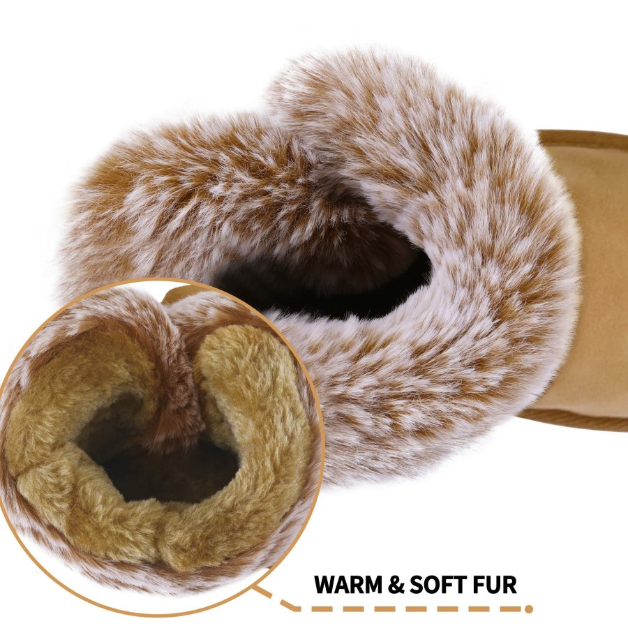 Kids my soft | Bow Tie Warm Fur Lined Snow Boots