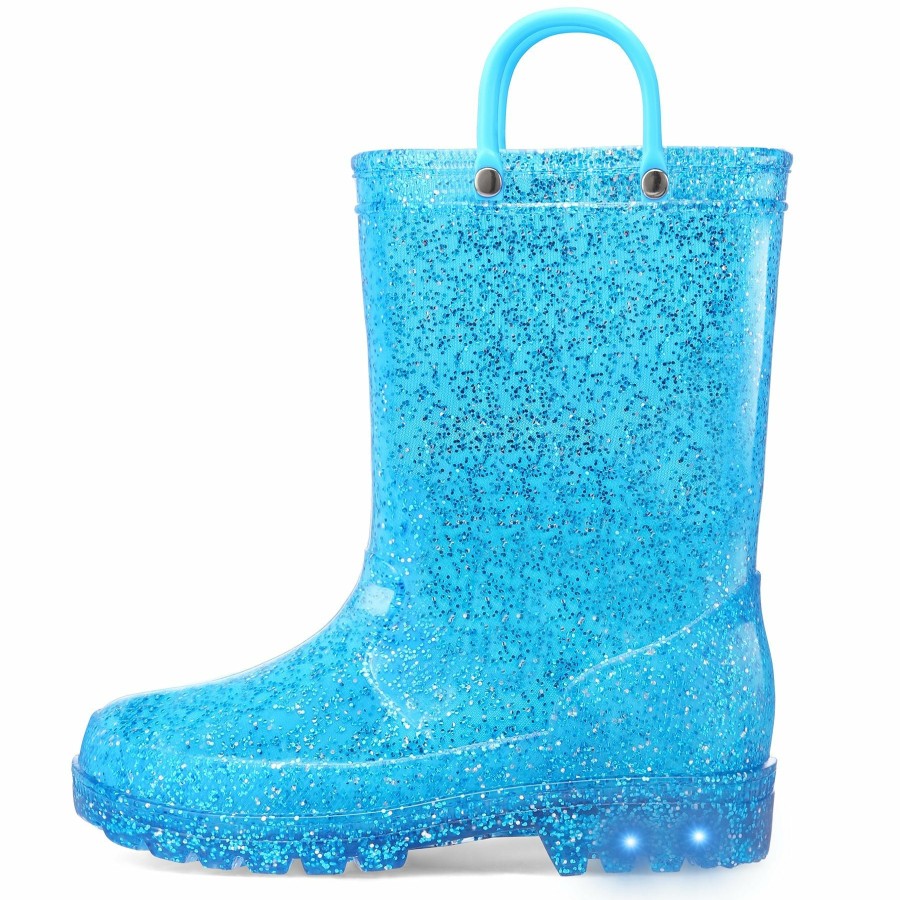 Kids my soft | Glitter Easy-On Handle Kids Rain Boots