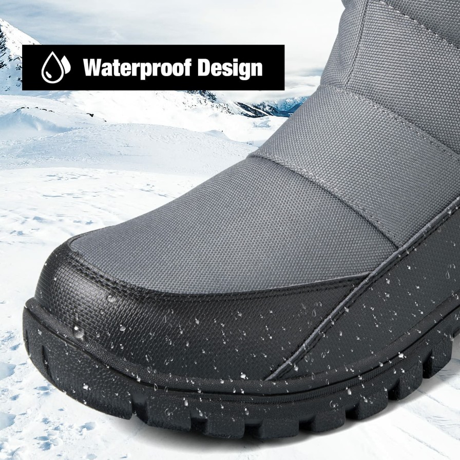 Men my soft | Thinsulate Insulation Waterproof Snow Boots