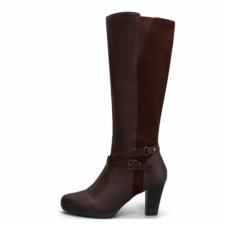 Women my soft Heeled Boots | Knee High Suede Leather Boots