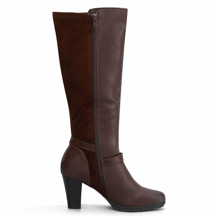 Women my soft Heeled Boots | Knee High Suede Leather Boots